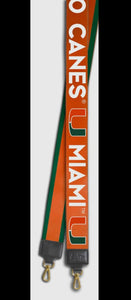 Miami Game Day Guitar Strap
