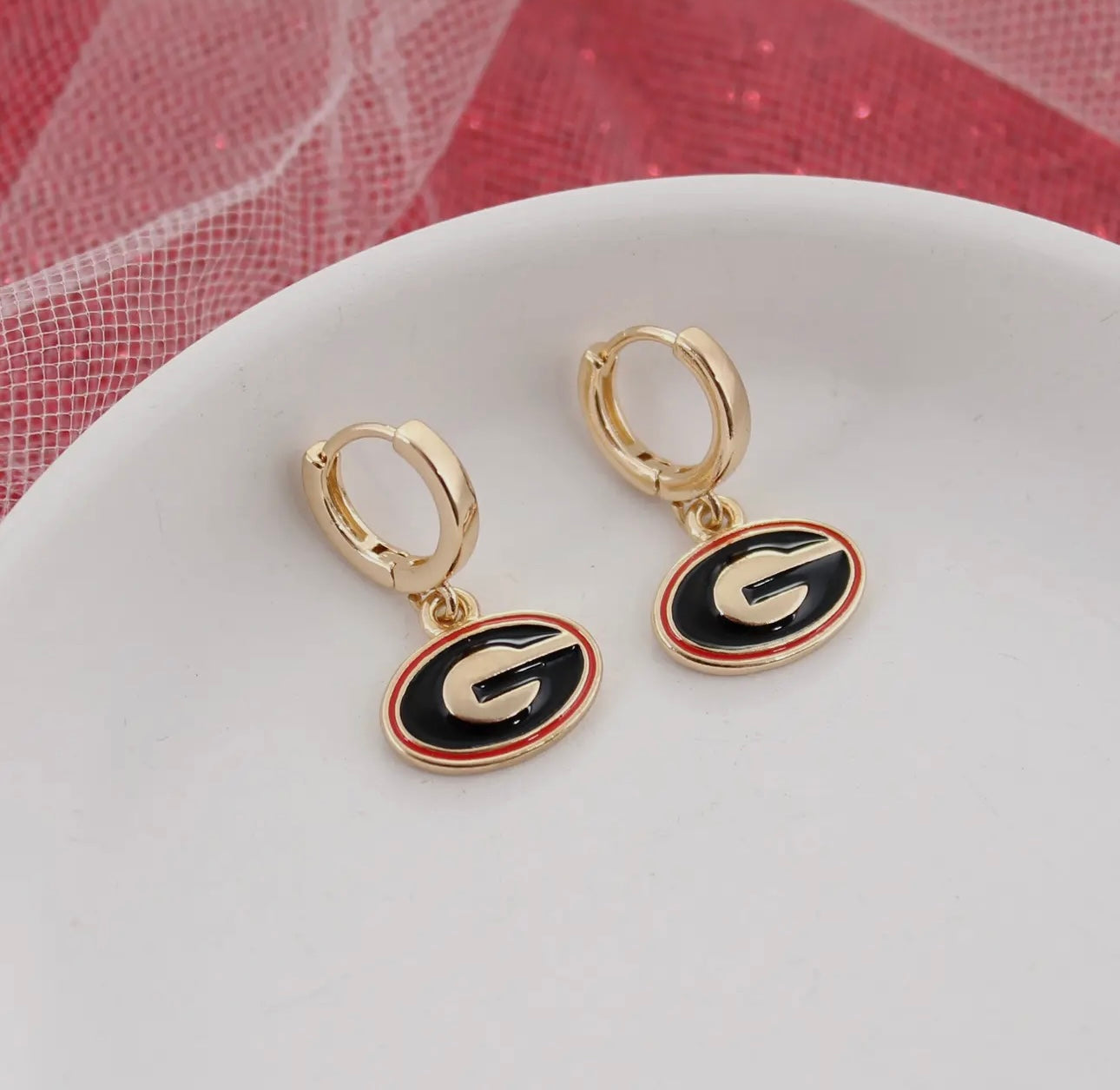 Georgia Huggie Hoop Earrings