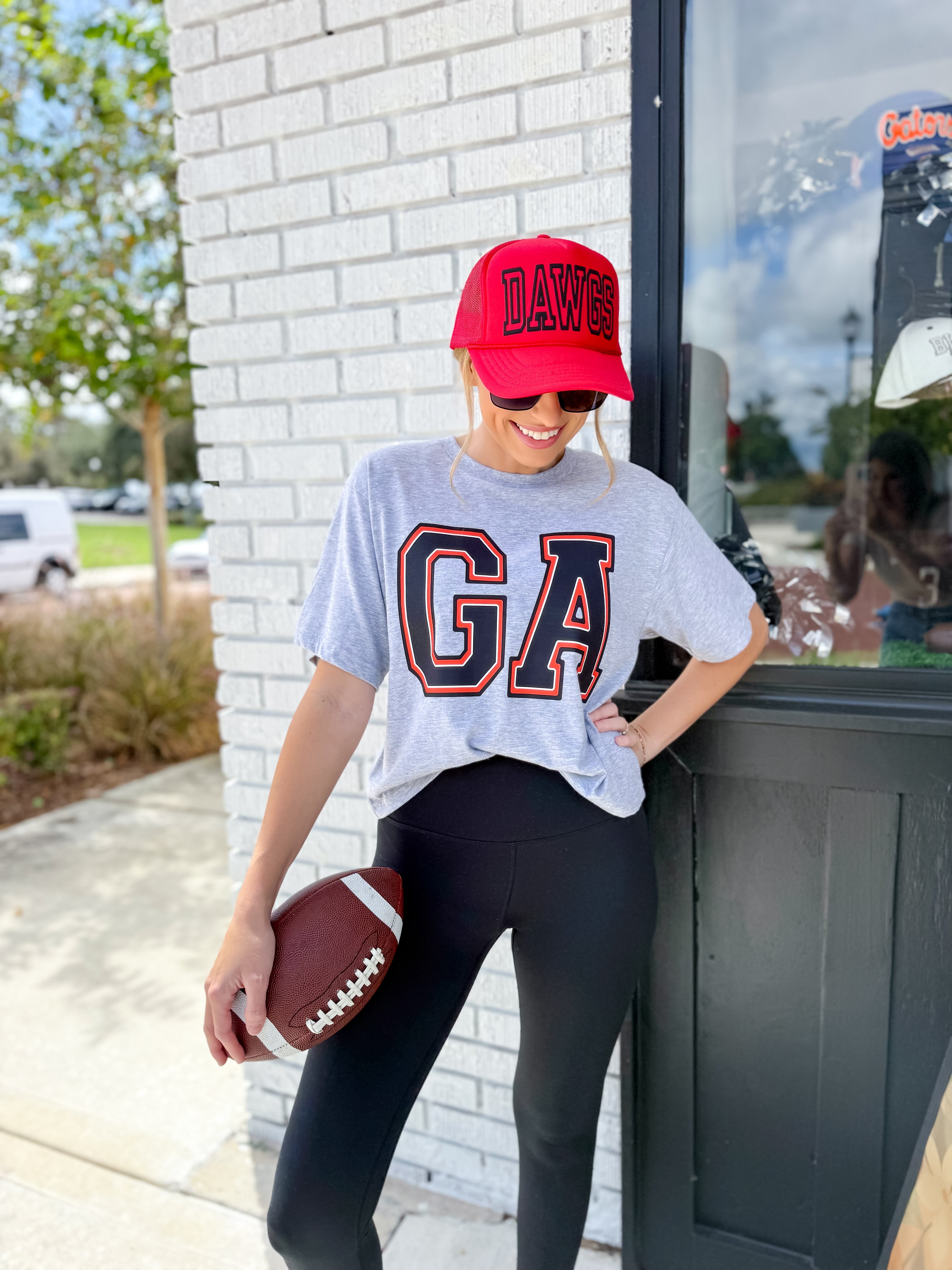 GA Bulldogs Crop Tee