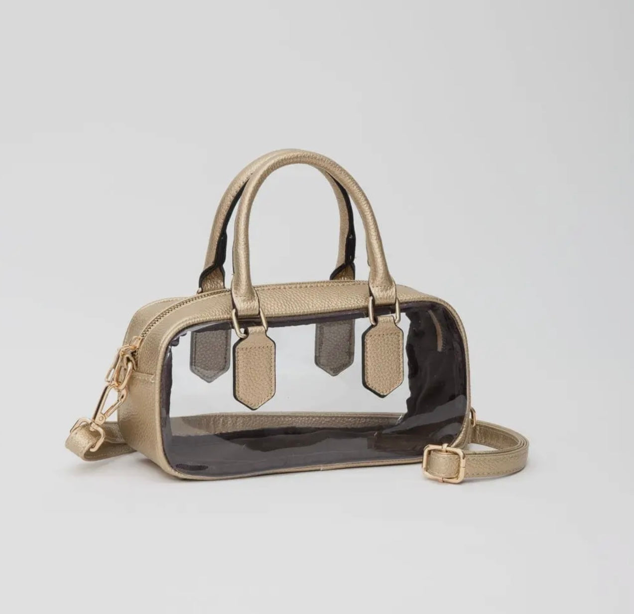 Clear Handle Game Day Purse
