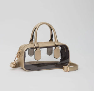 Clear Handle Game Day Purse
