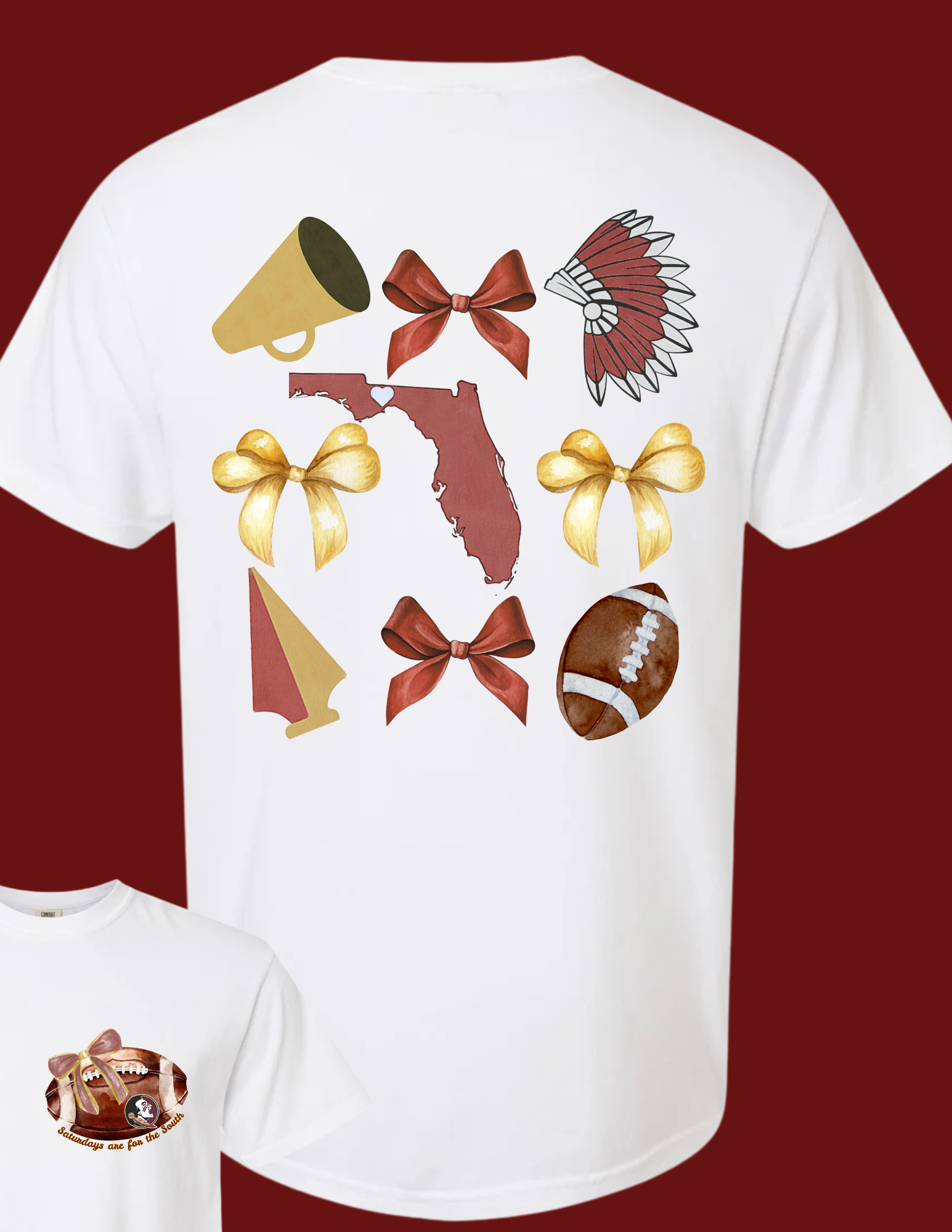 Bow FSU Tee