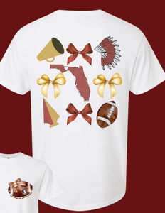 Bow FSU Tee