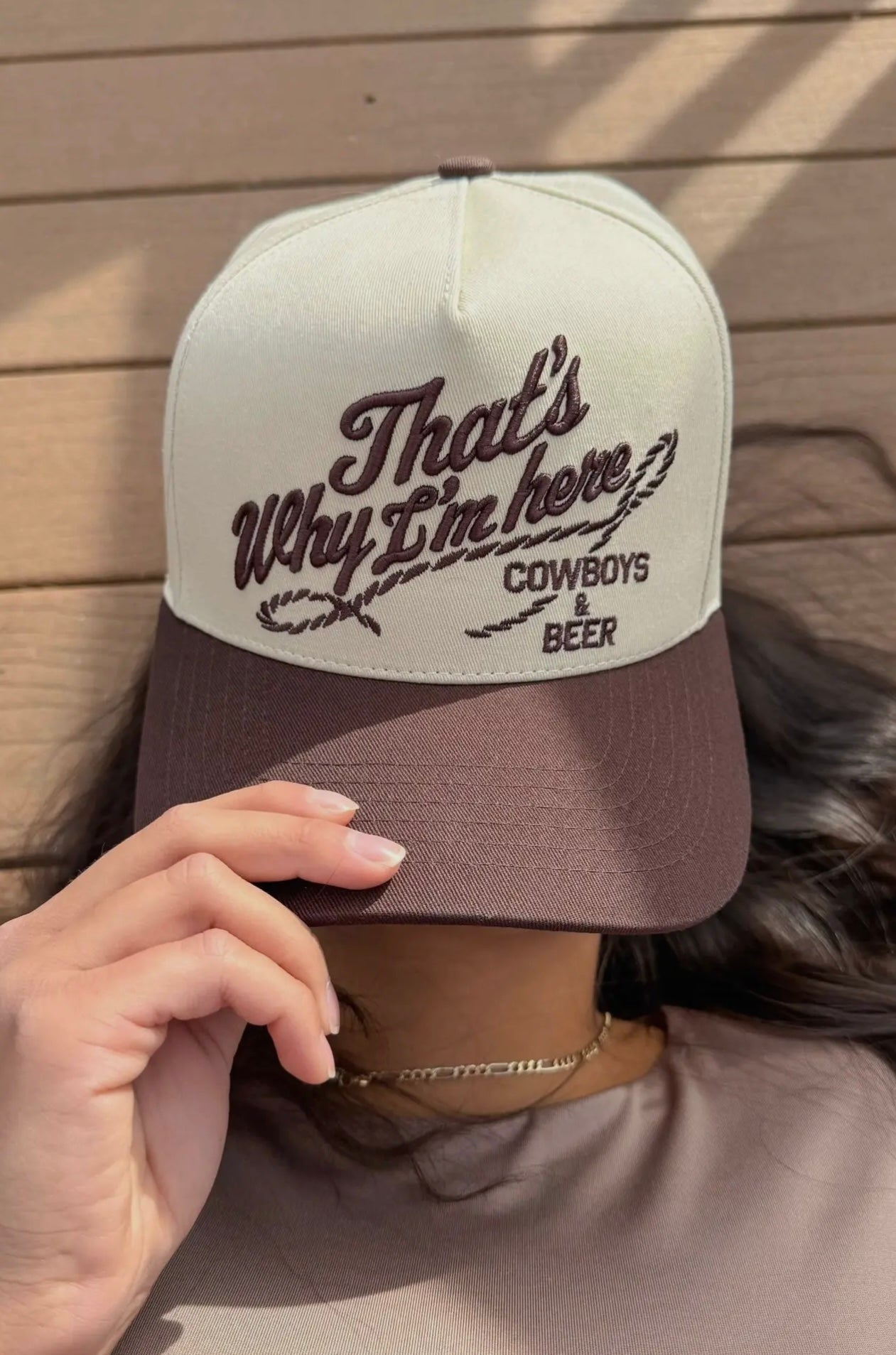 That's Why I'm Here Hat