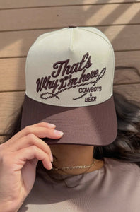 That's Why I'm Here Hat