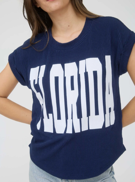 Florida Ribbed Tee