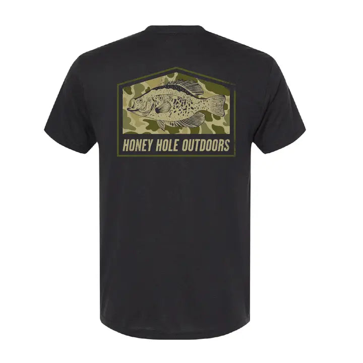 Honey Hole Camo Crappie Tee